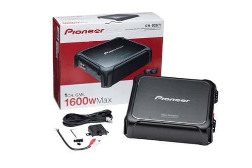Pioneer 1-Channel Class D Mono Amplifier - Black WHERE TO BUY