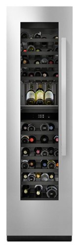 JennAir - Rise Left Swing 18" Wine Column Panel - Stainless Steel