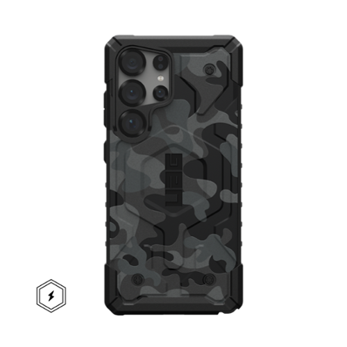 UAG - Pathfinder SE Series Case with Magnet for Galaxy S25 Ultra - Midnight Camo-Front_Standard