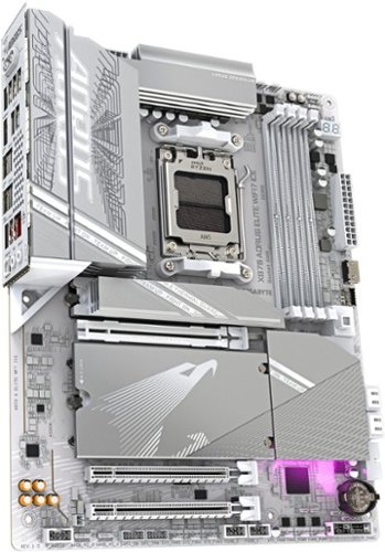 GIGABYTE X870 AORUS ELITE WIFI7 ICE (Socket AM5) AMD X870 ATX DDR5 Wi-Fi 7 Motherboard - White WORLDWIDE DELIVERY