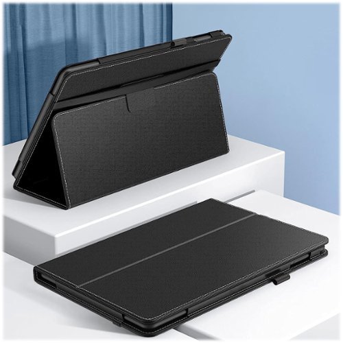 SaharaCase Bi-Fold Folio Case for Amazon Fire HD 10 (2023) - Black GLOBAL SHIPPING