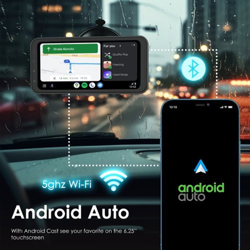 Rexing CPStream Wireless Multimedia Receiver with CarPlay & Android Auto - Black HOW TO BUY