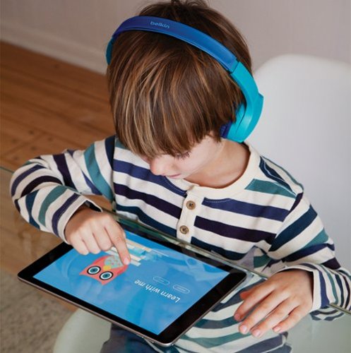 Belkin SoundForm™ Mini Volume-Limited Wireless On-Ear Headphones for Kids - Blue BUY ONLINE