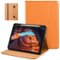 DTTO - Case for iPad 11th Gen 11" 2025 (A16) & 10th Gen 10.9" 2022, Leather Folio Cover with Pencil Holder & Auto Wake/Sleep - Orange-Front_Standard