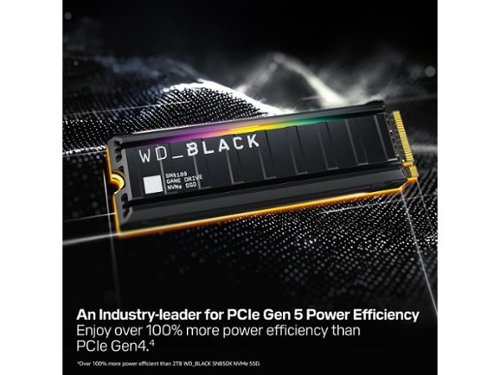 SanDisk WD_BLACK SN8100 NVMe SSD 1TB, M.2 2280 PCIe 5.0 x4 with