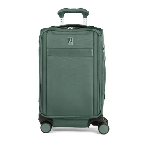 Front. Travelpro - Travelpro Versapack + Lightweight Softside Expandable 21" Carry On Spinner - Desert Sage.