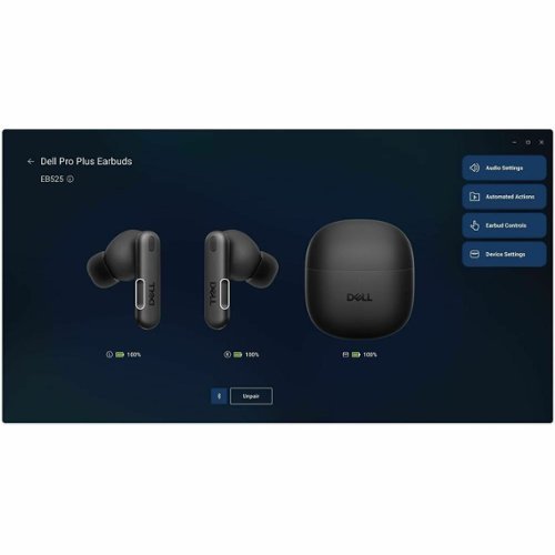 Dell Pro Plus Earbuds EB525 Microsoft Teams Certification Stereo