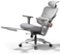 Newtral - NT002 Gaming Chair Ergonomic Computer Desk Chair, High Back Swivel Adjustable Office Chair w/ 4D Armrests/Lumbar Support - Gray-Front_Standard
