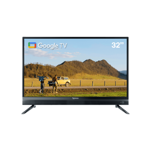 Sylvox - 32" Vehicle Series 12V RV Camper Smart TV 1080P with Google TV, WiFi & Bluetooth, DC/AC Powered Television