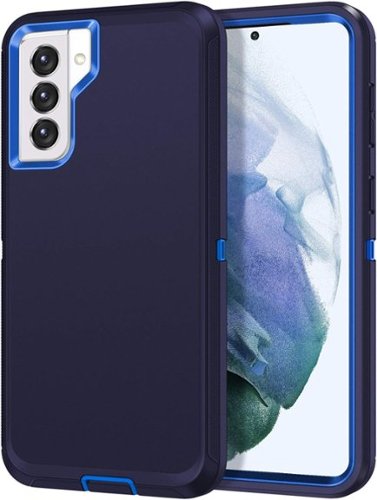 Entronix - Galaxy S21 Case - Heavy Duty Triple-Layer Protection for Ultimate Safety - Blue-Front_Standard 