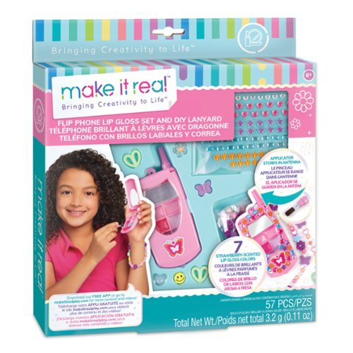 Make It Real - Make It Real: Flip Phone Lip Gloss Set & DIY Lanyard