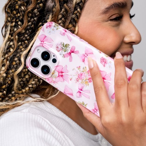 VELVET CAVIAR Magsafe Case for Apple iPhone 16 - Posie Pink Bow GLOBAL SHIPPING