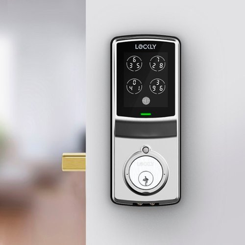 Lockly Model 7S Deadbolt Smart Lock with Touchscreen/Key Access/Auto Lock/Bluetooth App Control - Satin Nickel BUY IN AUSTRALIA