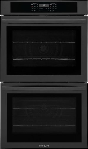 Frigidaire - 30" Built-In Double Wall Oven with Convection Bake and Air Fry - Black