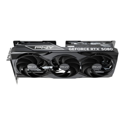 PNY GeForce RTX 5080 16GB OC GDDR7 PCI Express 5.0 Graphics Card with Triple Fan - Black SHOP ONLINE