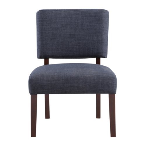 OSP Home Furnishings - Jasmine Accent Chair - Navy-Front_Standard 