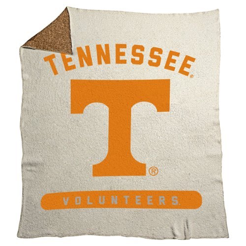 Logo Brands - Tennessee Volunteers 50" x 60" Luxe Dreams Throw Blanket - Oatmeal-Front_Standard 