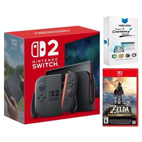 Switch 2 Video Game Console with Legend of Zelda Breath of the