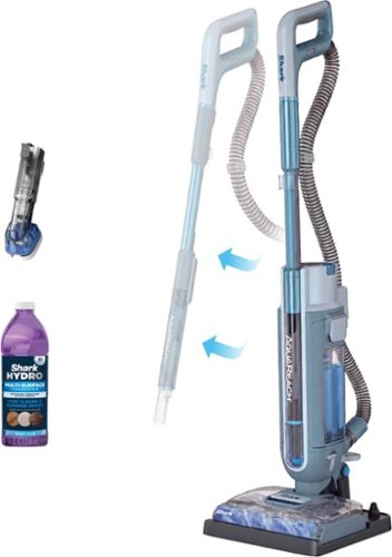 Shark - AquaReach Cordless Vacuum and Mop, with Extendable Reach Wand - Blue