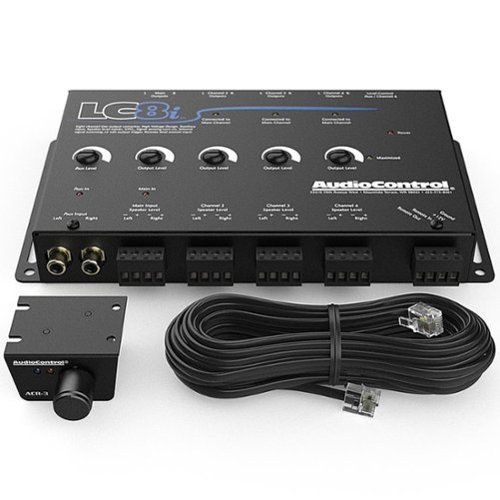 AudioControl 8-Channel Active Line Output Converter with Summing - Black INTERNATIONAL SHIPPING
