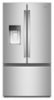 Whirlpool - 23 Cu. Ft. French Door Counter-Depth Refrigerator with In-Door Water and Ice - Fingerprint-Resistant Stainless Finish-Front_Standard