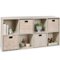 Best Choice Products - 8-Cube Bookshelf, 13.5in Display Storage System, Organizer w/ Removable Back Panels - Whitewash-Front_Standard