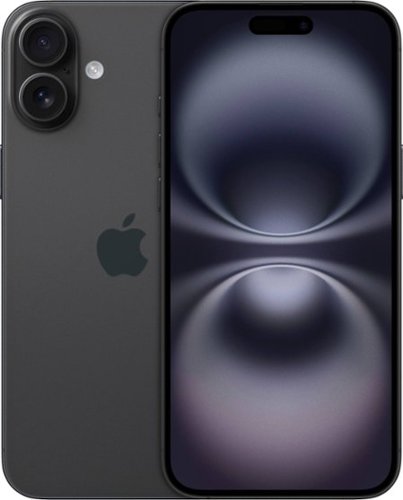 Apple - Refurbished Excellent - iPhone 16 256GB GSM / CDMA Unlocked Phone - Black-Front_Standard 