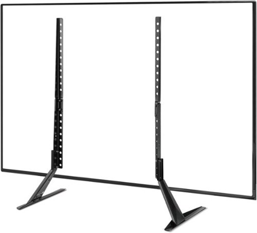 Universal Table Top TV Stand, Mount for 23 to 75 inch TVs, Height Adjustable TV Legs, Strong TV Base Holds up to 88 lbs