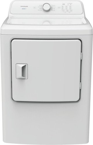 Frigidaire - 7 Cu. Ft. Electric Dryer with 8 Dry Cycles - White-Front_Standard 