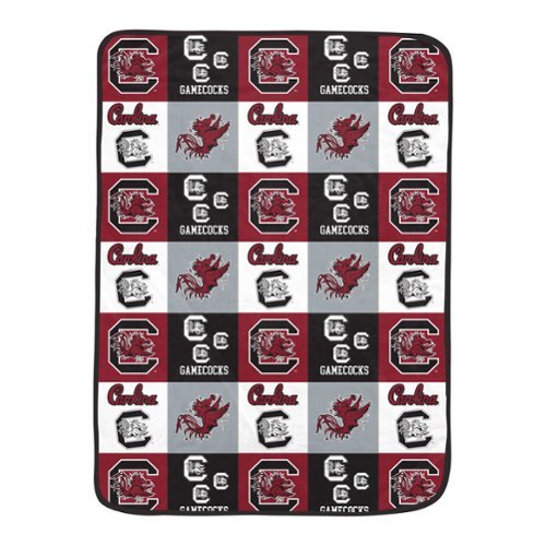 Pegasus - South Carolina Gamecocks 66" x 95" Oversized Graphic Grid Ultra Cozy Blanket - Multicolor-Front_Standard 