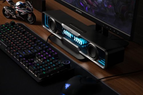 Edifier QS30 2.0 Bluetooth Gaming Soundbar with Halo Lighting (1-Piece) - Black BUY ONLINE