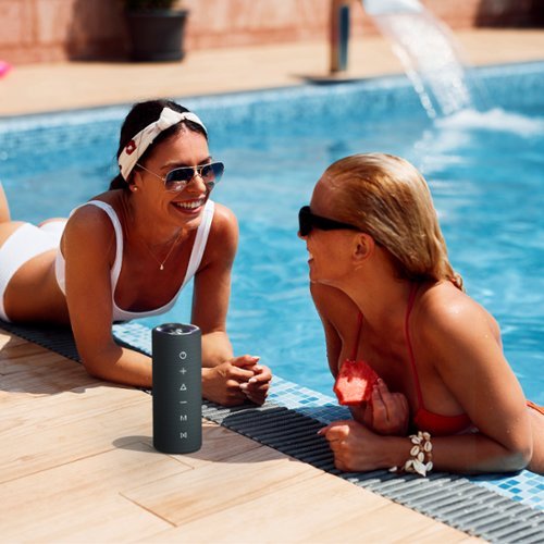 Tronsmart Mirtune C2 Portable Bluetooth Speaker, 360° Surround Sound, 24W Deep Bass, IPX7 Waterproof, 24H Playtime with TF/AUX - Black BUY IN JAPAN