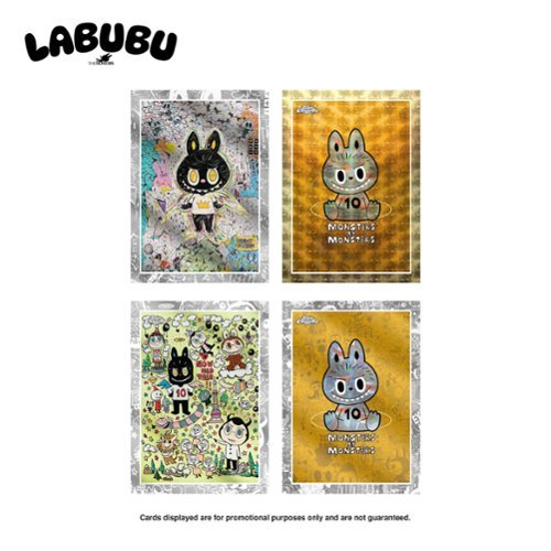2025 Topps Labubu Chrome Monsters 10th Anniversary | 5 Cards
