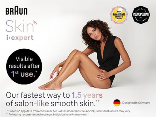Braun IPL Pro 7 IPL Hair Removal with Venus Razor for Men & Women - White/Gold BUY IN SAUDI ARABIA