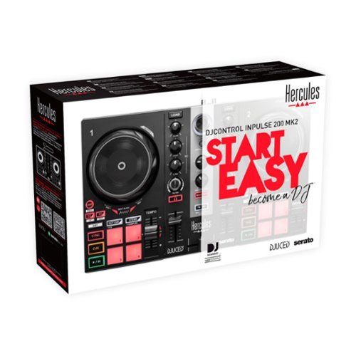 Hercules DJ Control Inpulse 200 MK2 DJ Mixer Black AMS-DJC