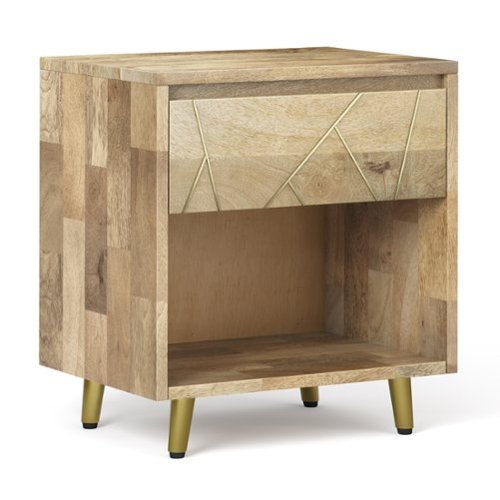 Simpli Home - Jager Bedside Table - Natural