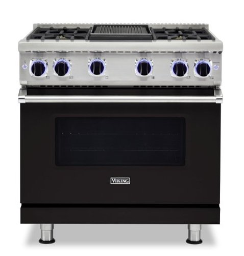 Viking - VGR Freestanding 7 Series Gas 36" Range - Onyx