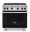 Viking - VGR Freestanding 7 Series Gas 36" Range - Onyx-Front_Standard
