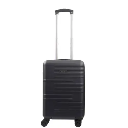 Front. American Dreamliner - 22.5" Hardside Carry-On Luggage - BLACK.