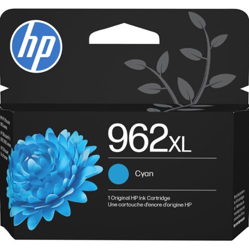 HP - 962XL High-Yield Ink Cartridge - Cyan-Front_Standard