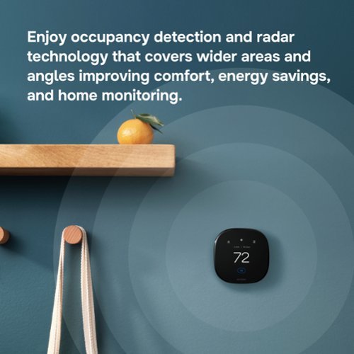 ecobee Smart Thermostat Premium - WiFi, Siri & Alexa Built-In, Smart Sensor, Air Quality Monitor - Black BUY IN QATAR