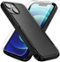 Entronix - iPhone 14 Plus Bundle - Durable Heavy Duty Case with Clear Screen Protector - Black-Front_Standard