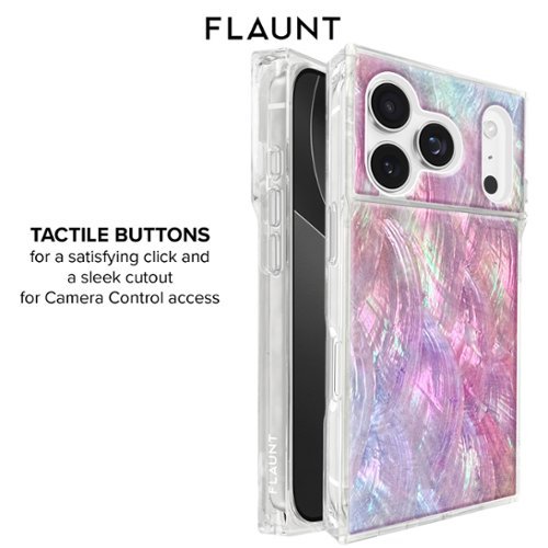 FLAUNT Square Case with MagSafe for Apple iPhone 17 Pro - Pink Mother of Pearl HOW TO BUY