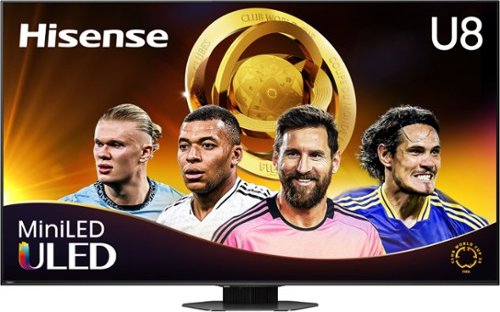  Hisense - 65&quot; Class U8 Series Mini-LED QLED UHD 4K HDR Smart Google TV (2025)