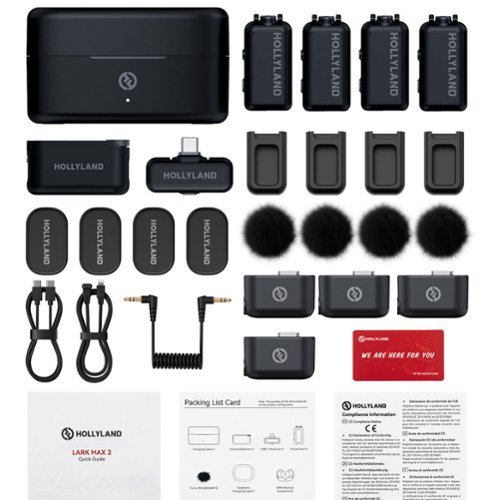 Hollyland LARK MAX 2[新品●未使用] HOLLYLAND LARK MAX 2 Combo 4 Person Wireless Microphone System for