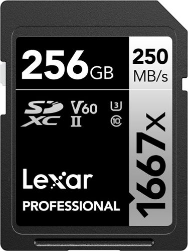 Lexar - Professional SDXC 1667X UHS-II, V60 256 GB
