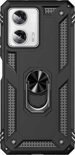 SaharaCase - Military Kickstand Case for Motorola Moto G 5G (2023) - Black-Front_Standard