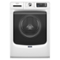 Maytag - 5.0 Cu. Ft. High-Efficiency Smart Front Load Washer with Steam and Pet Pro System - White-Front_Standard