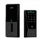 Wyze - Palm Lock Smart Door Lock with Palm Vein Recognition, Keypad, Auto Lock, Dual Battery, Wi-Fi, BHMA3 Certified - Black-Front_Standard