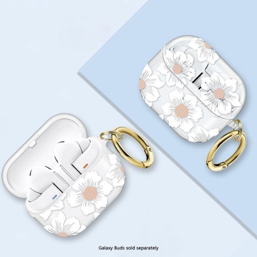 SaharaCase Venture Series Transparent Case for Samsung Galaxy Buds3, Buds3 Pro and Buds3 FE - Desert Flower GLOBAL SHIPPING